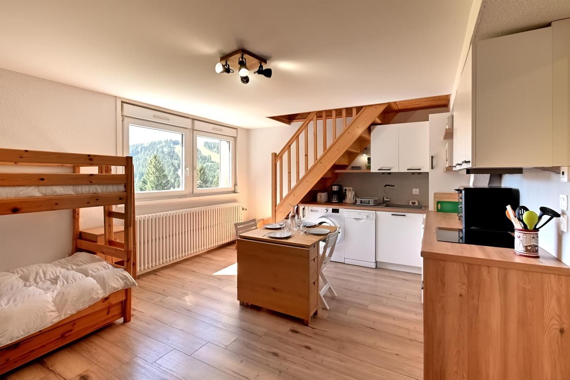 Апартаменты Le Nid Des Vosges - Appt Vue Montagne Жерарме Экстерьер фото